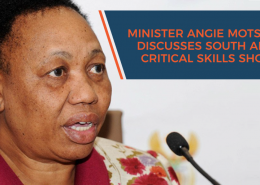 Minister Angie Motshekga discusses South Africa's critical skills shortage