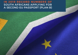 In 2019 record numbers of South Africans applying for a second EU passport